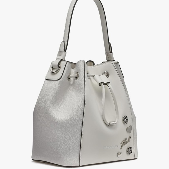 Karl Lagerfeld Adele Bucket Bag - New - Picture 5 of 5